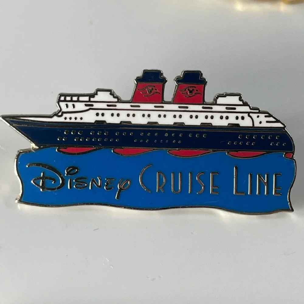 Disney Cruise Line Pin Lot Mickey Mouse 2000 Ship Logo Enamel Trading Pins 3pc